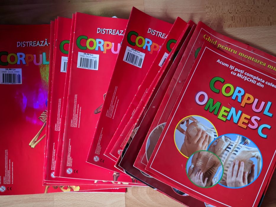 corpul uman schelet +set reviste integral