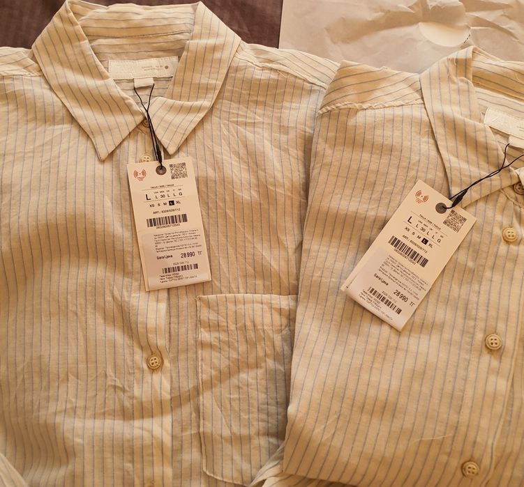 Zara рубашка новый