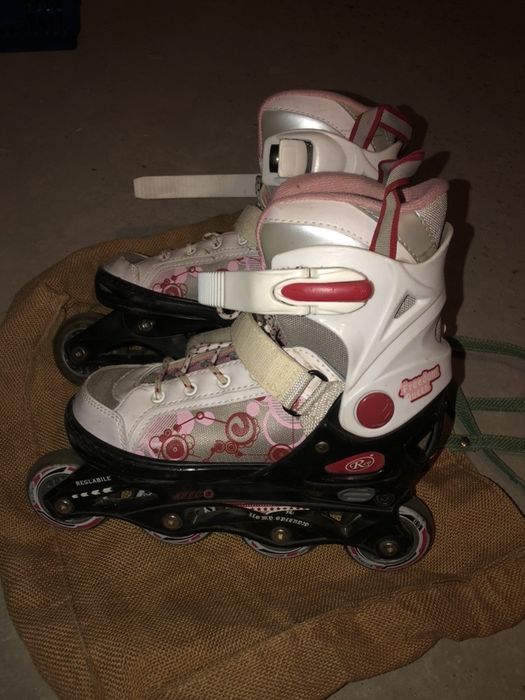 Role cu roti silicon si/sau patine reglabile 37-40 perfecte