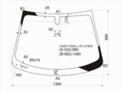 Стекло лобовое  Chevrolet Aveo