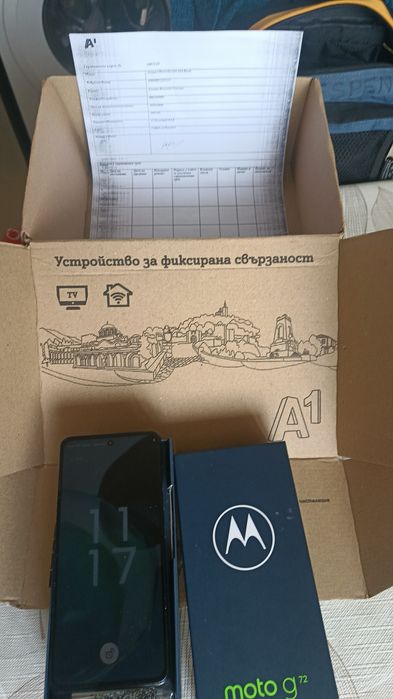 Motorola g72,
256gb