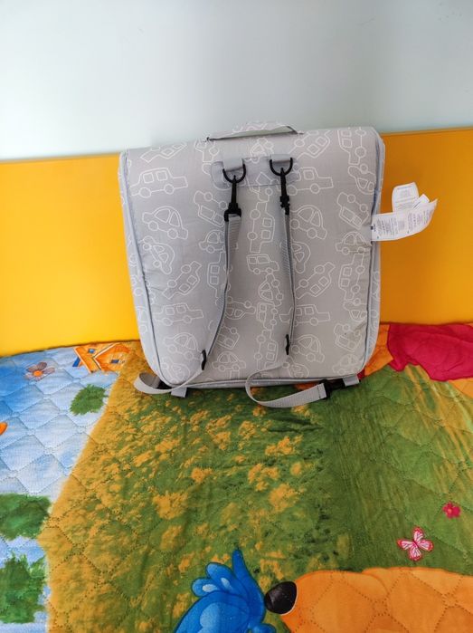 KIKKABOO мемори преносимо легло-раница 2В1 CARS