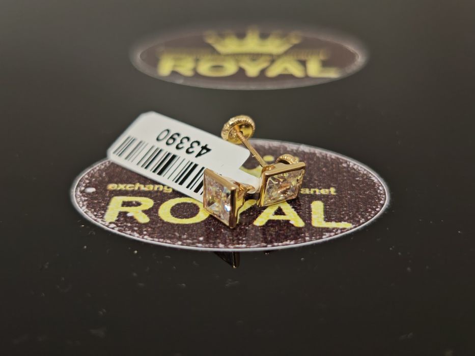 Bijuteria Royal: Cercei aur 14k/1.12 gr