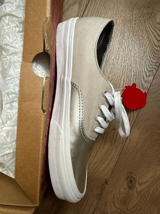 Vans authentic decon argintii-aurii