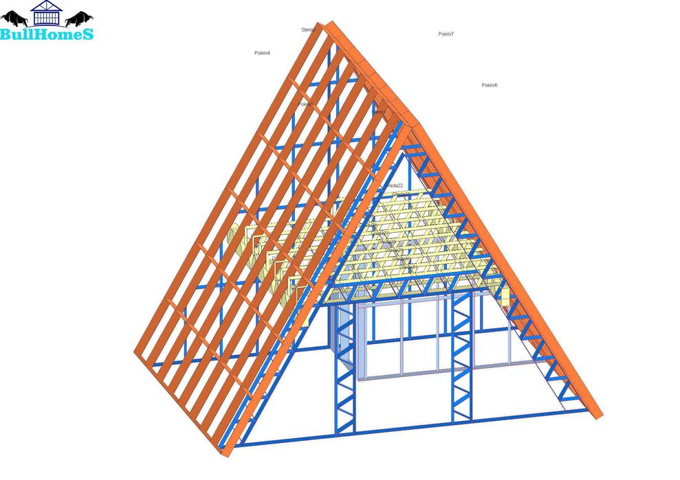 Къща, Бунгало, Сглобяеми къщи, Преместваеми, Модулни, Жилищни - 38м²