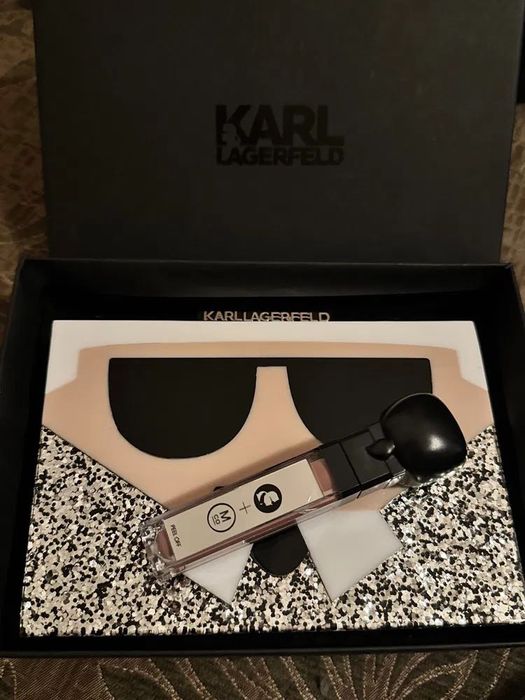 Луксозна коктейлна чантичка KARL LAGERFELD LimitedEdition Оriginal NEW
