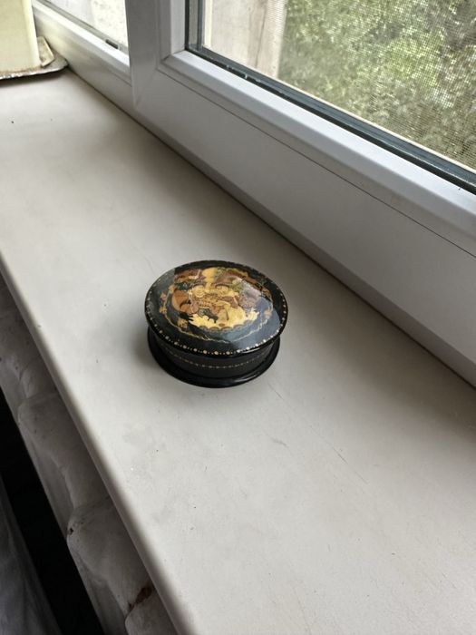 Шкатулка росписная дерево