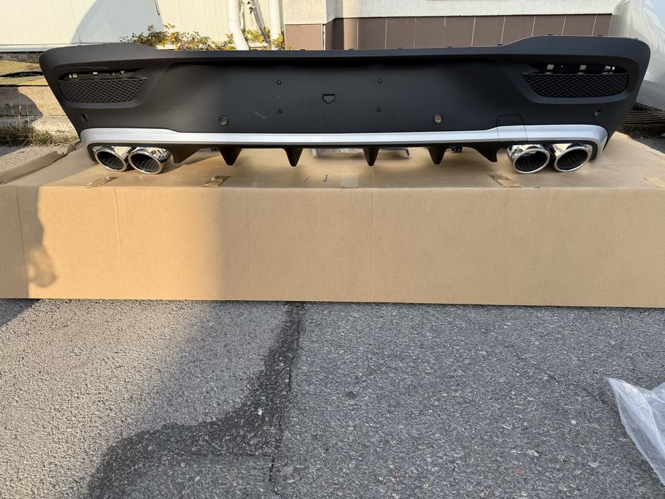 Дифузьор с накрайници АМГ GLE Coupe 167 GLE 53 AMG GLE63 задна броня