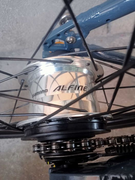 Bicicletă aluminiu pliabila Dahon roți 24 Shimano Alfine 11 viteze in butuc SG-S700 Treking Bergamont 27 V Deore XT cadru mare