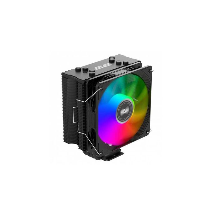 } Кулер 2E ACN120B-ARGB LGA1700/AM5 120мм black