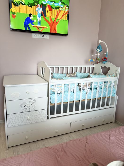 Манеж сатылады бортик ойыншыктарымен