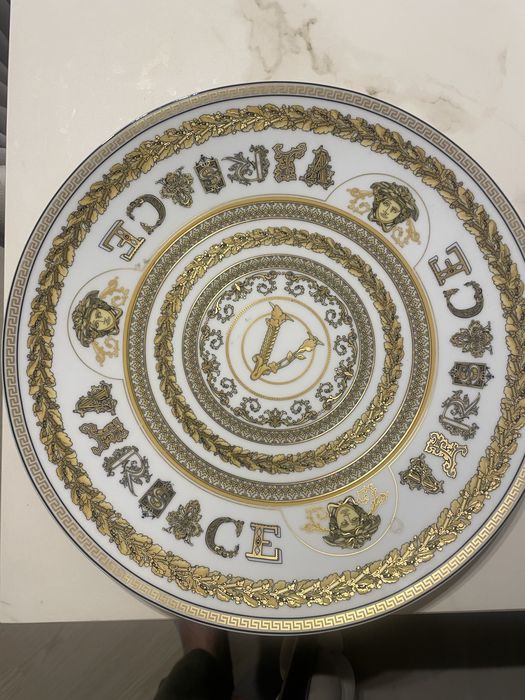 Platou 33cm Virtus Gala White Rosenthal Versace