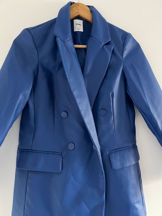 Costum de ocazie imitatie piele