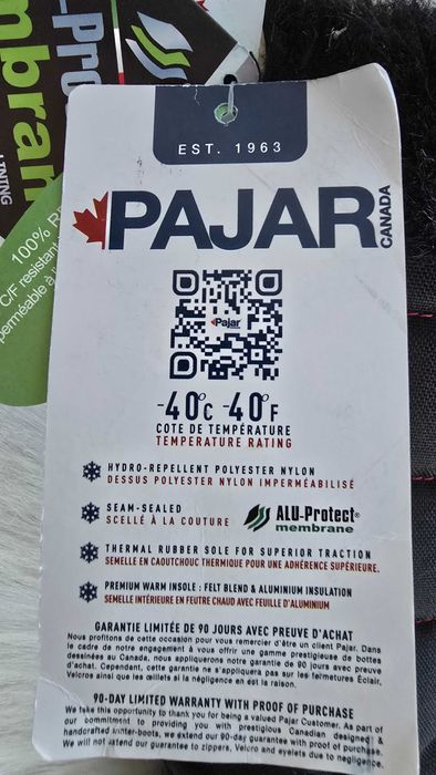 Ботуши Pajar Canada №33