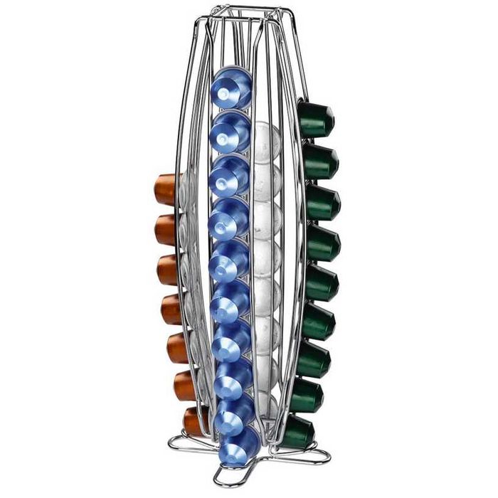 Стойка за кафе капсули Mercado Trade, За NESPRESSO, 40бр., Сив