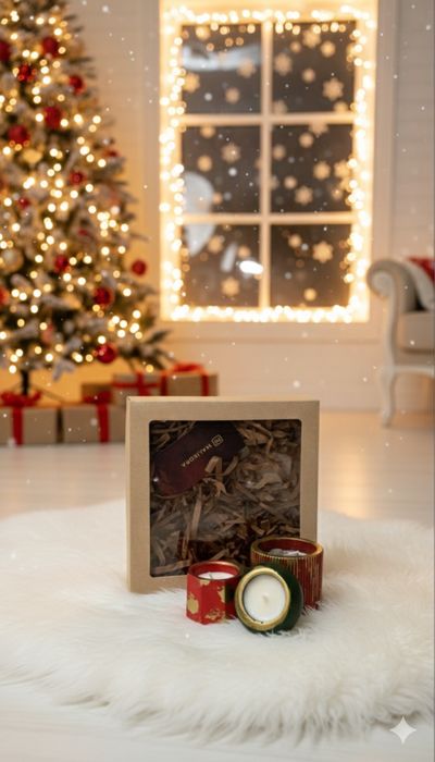 Новогодний подарок свечи