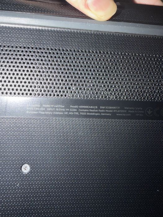 Продам ноутбук hp