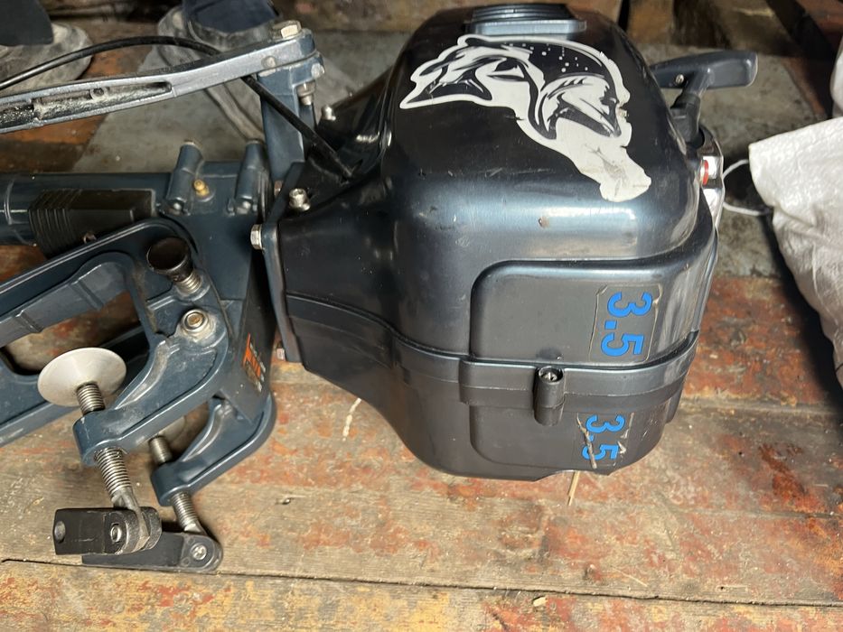 Мотор от лодки, небольшой