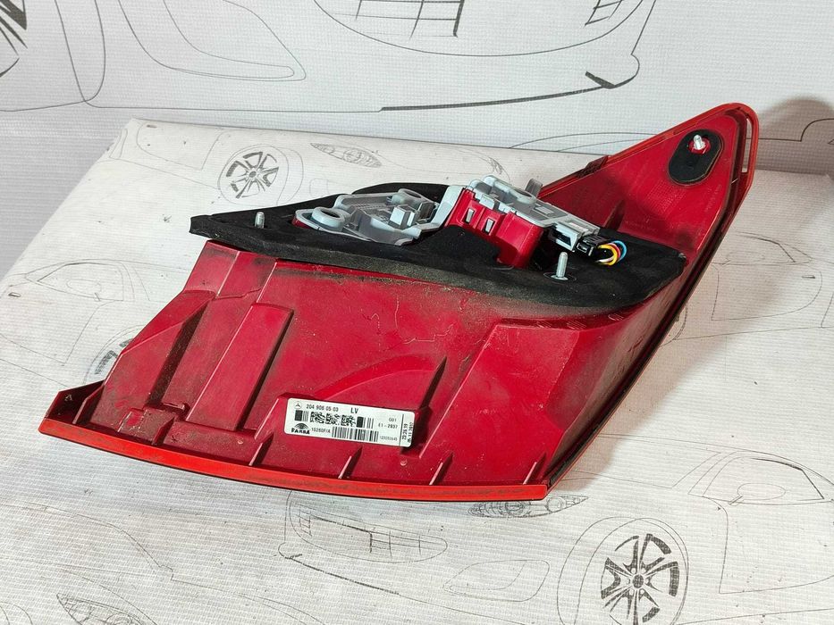 Stop aripa spate dreapta Sedan Mercedes-Benz Clasa C W204 Facelift 2011-2014 OEM A2049060503 (5G3)