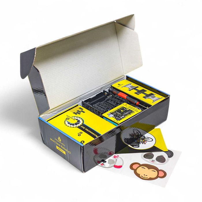 Робот Keyestudio Mini Tank V3 — умный танк для детей и взрослых!