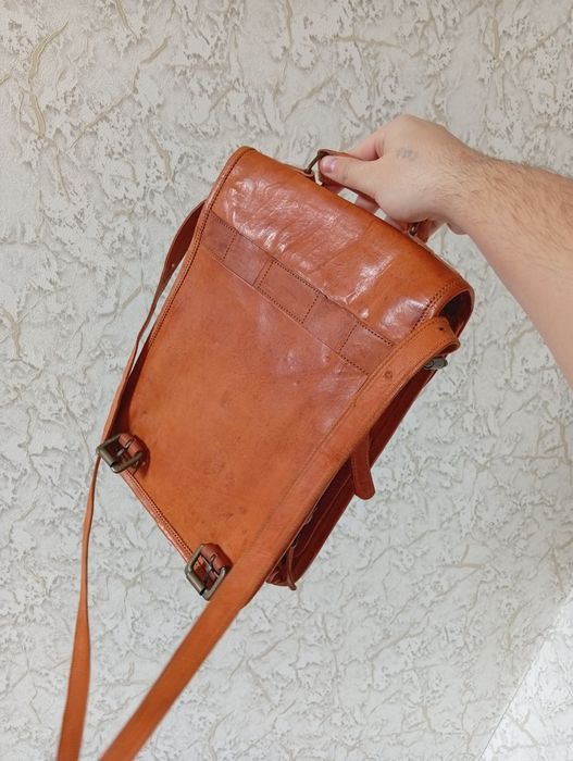 Кожанная сумка, ручной работы