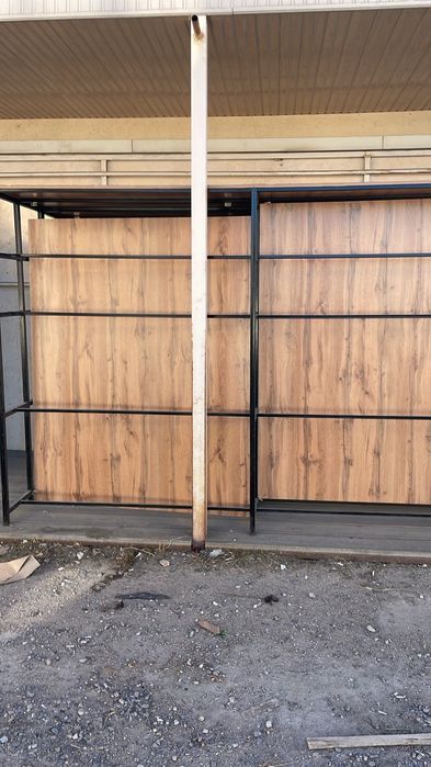 Стеллажи двухсторонние