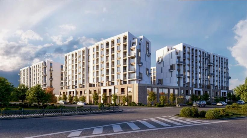 ЖК BI Sad’O Comfort | 1-комнатная | 39.54 м² | коробка | Паркентский