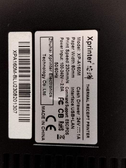 Продаю принтер чеков Xprinter XP-A160M