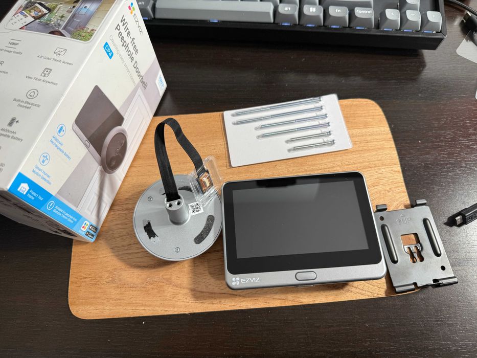 Sonerie video Wireless EZVIZ DP2C 1080p 4600 mAh ecran 4,3 WIFI