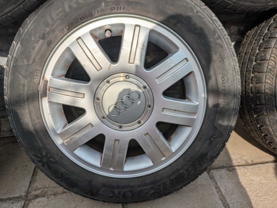 Алуминиеви джанти RONAL за Audi 15 инча, 5 БРОЯ, 5x112 - С гуми 6-7 мм