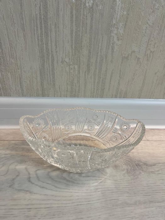 Фруктовница, салатница хрусталь