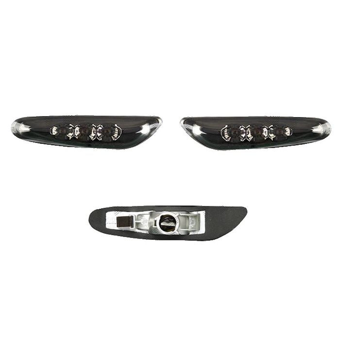 Lampa semnalizare aripa Bmw Seria 1 (E81/E82/E87/E88) 09.2004- Seria 3 (E46/E90/E91/E92/93) , Seria 5 (E60/E61) , X3 (E83) la set de 2 buc., model tuning fumurii