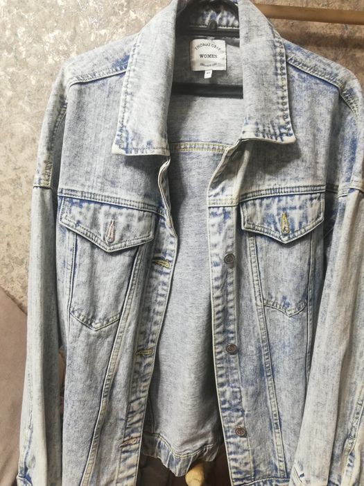 Джинсовая куртка оверсайз 48р