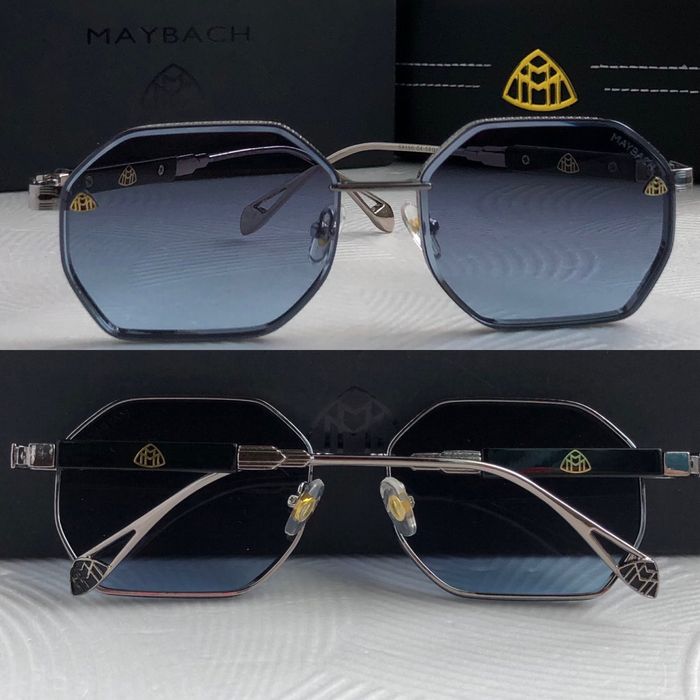 Мъжки слънчеви очила осмоъгълни 4 цвята Maybach черни кафяви сини