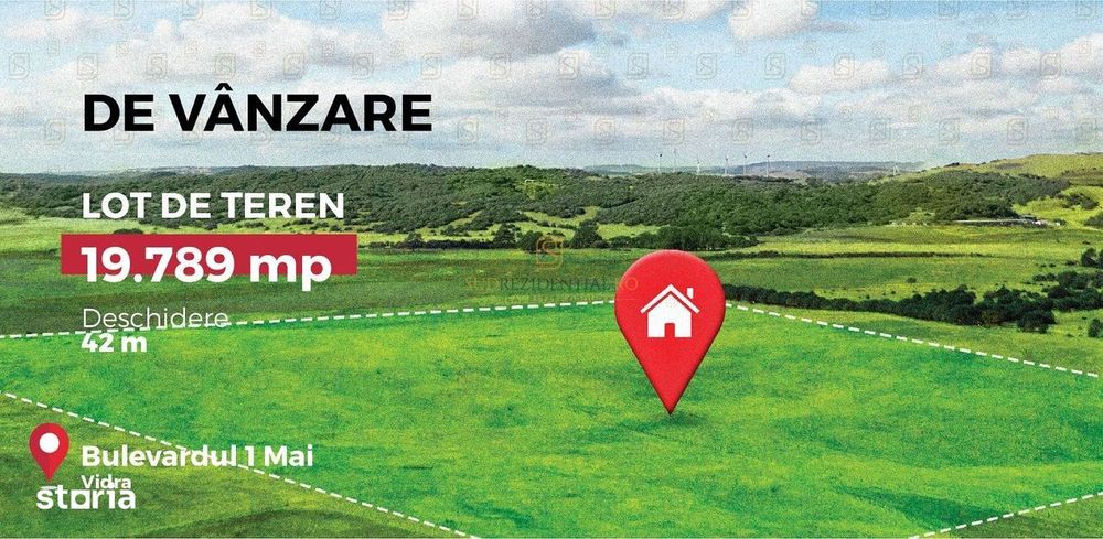 Teren in Comuna Berceni-Vidra, 2 Ha, intravilan, deschidere stradala