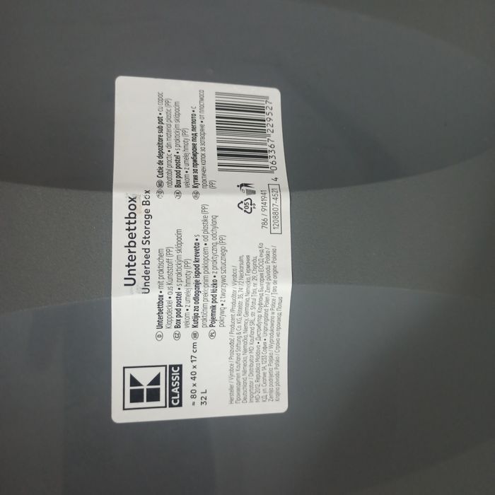 Cutie ladă plastic de depozitare pe roți