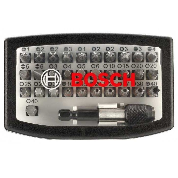 Bosch-комплект битове и държач за винтоверт-32 части