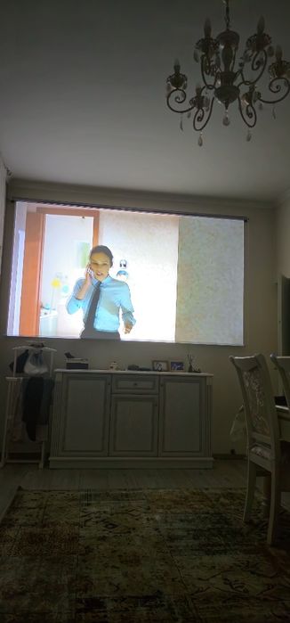 Обмен проектора с экраном