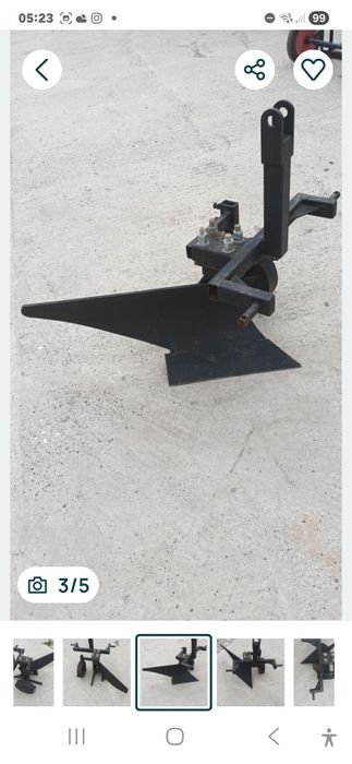 Plug cu 2 brazde trupite cormoane 22-30 CP cu reglaj