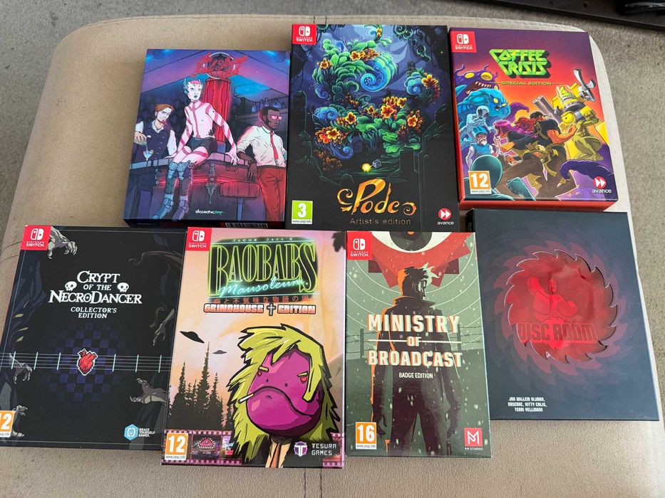 Комплект от 27 игри за Nintendo Switch като нови