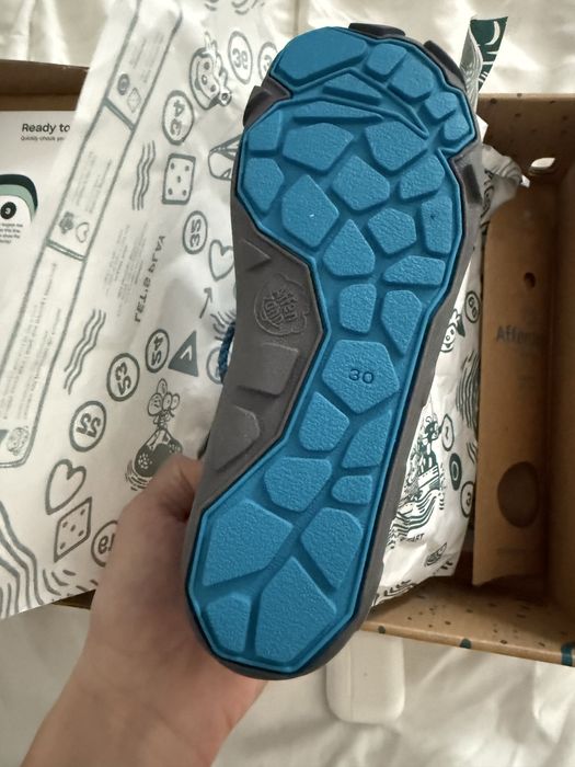 Affenzahn Winter Shoe Leather Easy зимни боси кожени обувки деца 30