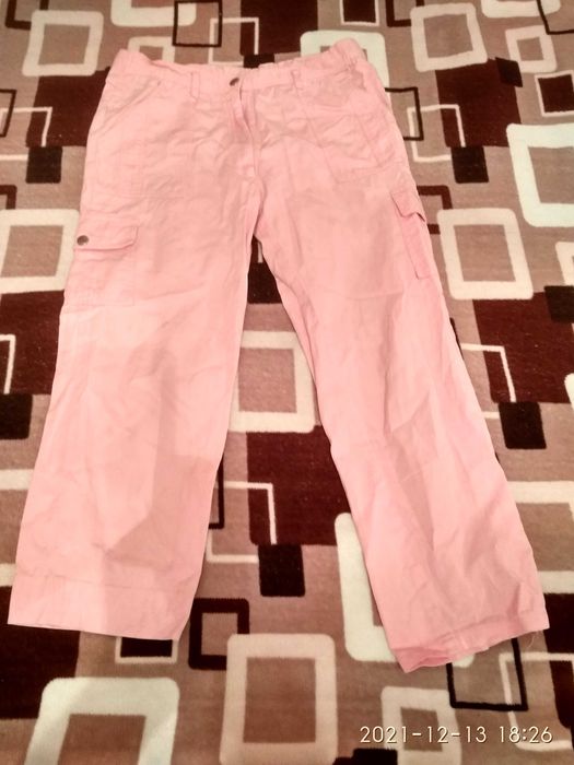 Брючки на девочку, розовые