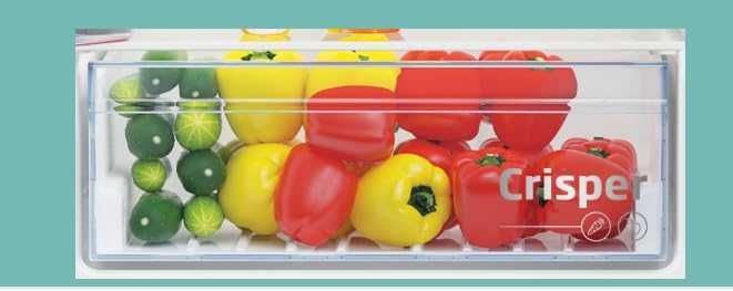 Нов хладилник с фризер за вграждане Beko 177 см