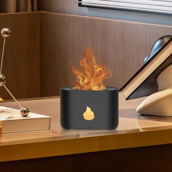 Арома дифузер,лампа с пламъчен ефект,овлажнител,ароматизатор,декорация