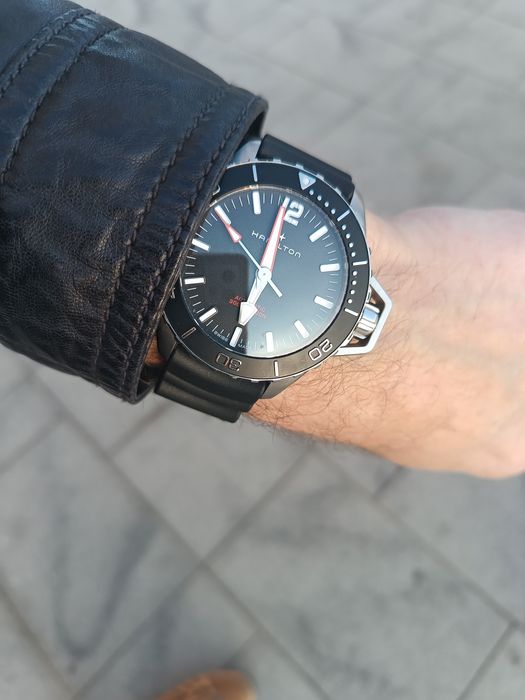 Ceas automatic Hamilton Khaki Navy Frogman, aproape nou, cumpărat anul acesta