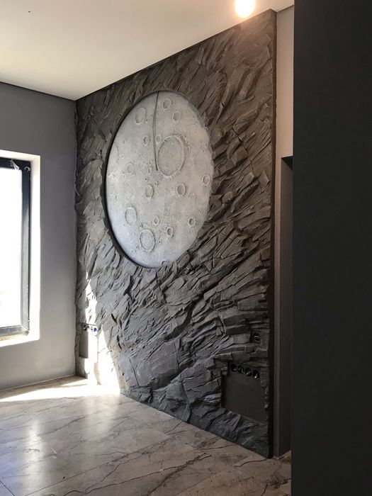 Барельеф.Скала.Обьемное панно.Скульптор.