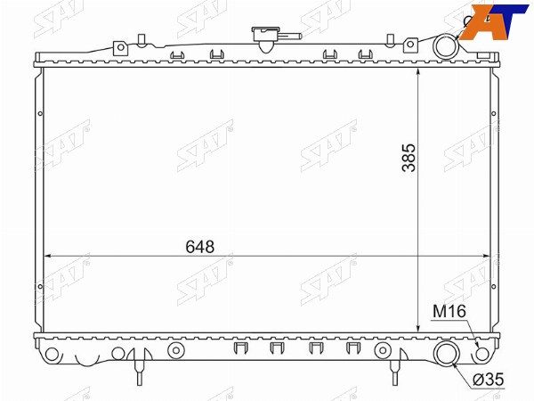 Радиатор Nissan Cefiro