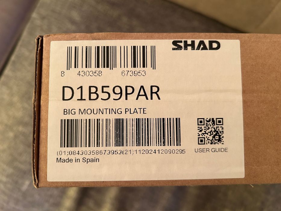 Baza suport top case SHAD TERRA D1B591PAR nouă + șuruburile (D1B40BOR)