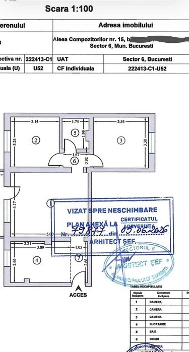 Proprietar, Drumul Taberei , Aleea Compozitorilor 3 camere