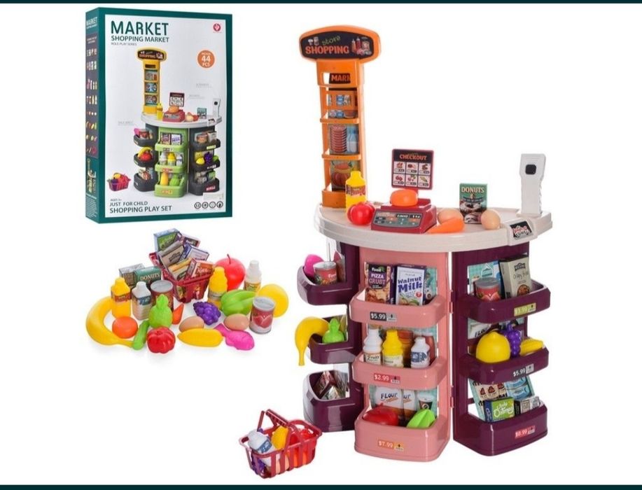 Даставка бесплатная. Игровой набор Магазин торговый рынок
